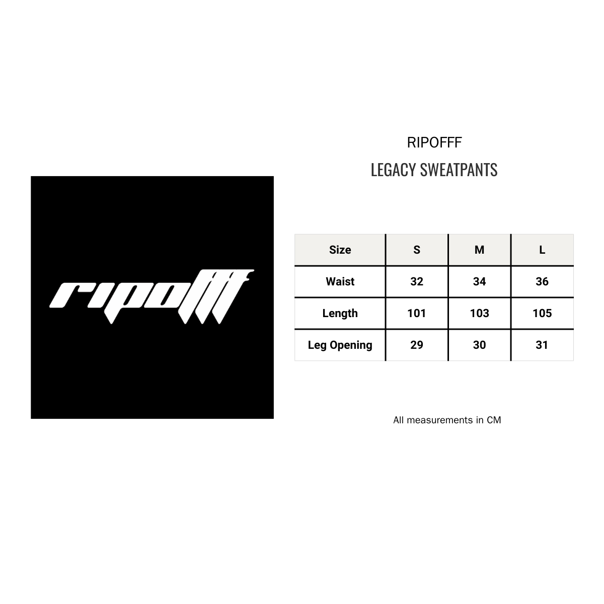 Ripofff 09 Logo Sweatpants