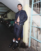 Shinka Core Denim Jacket Boxy Blue