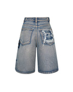Celestial Destroyed Denim Shorts