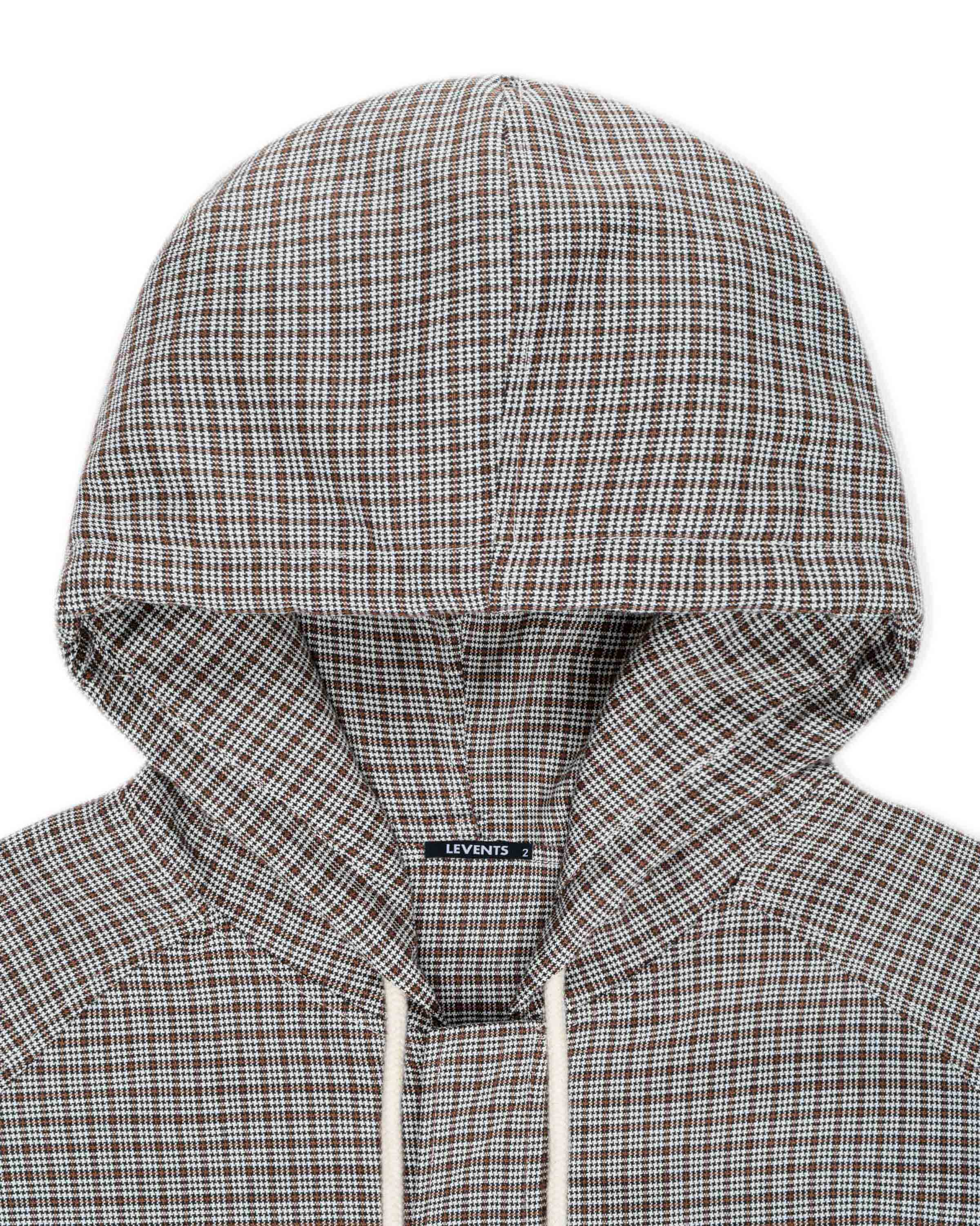 Plaid Zipper Hoodie