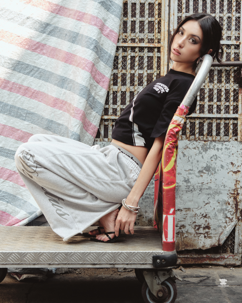 Widepants Baggy Sweatpants Grey
