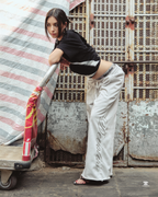 Widepants Baggy Sweatpants Black