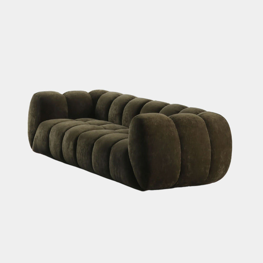 Ruka Tuft Sofa (Dark Green)