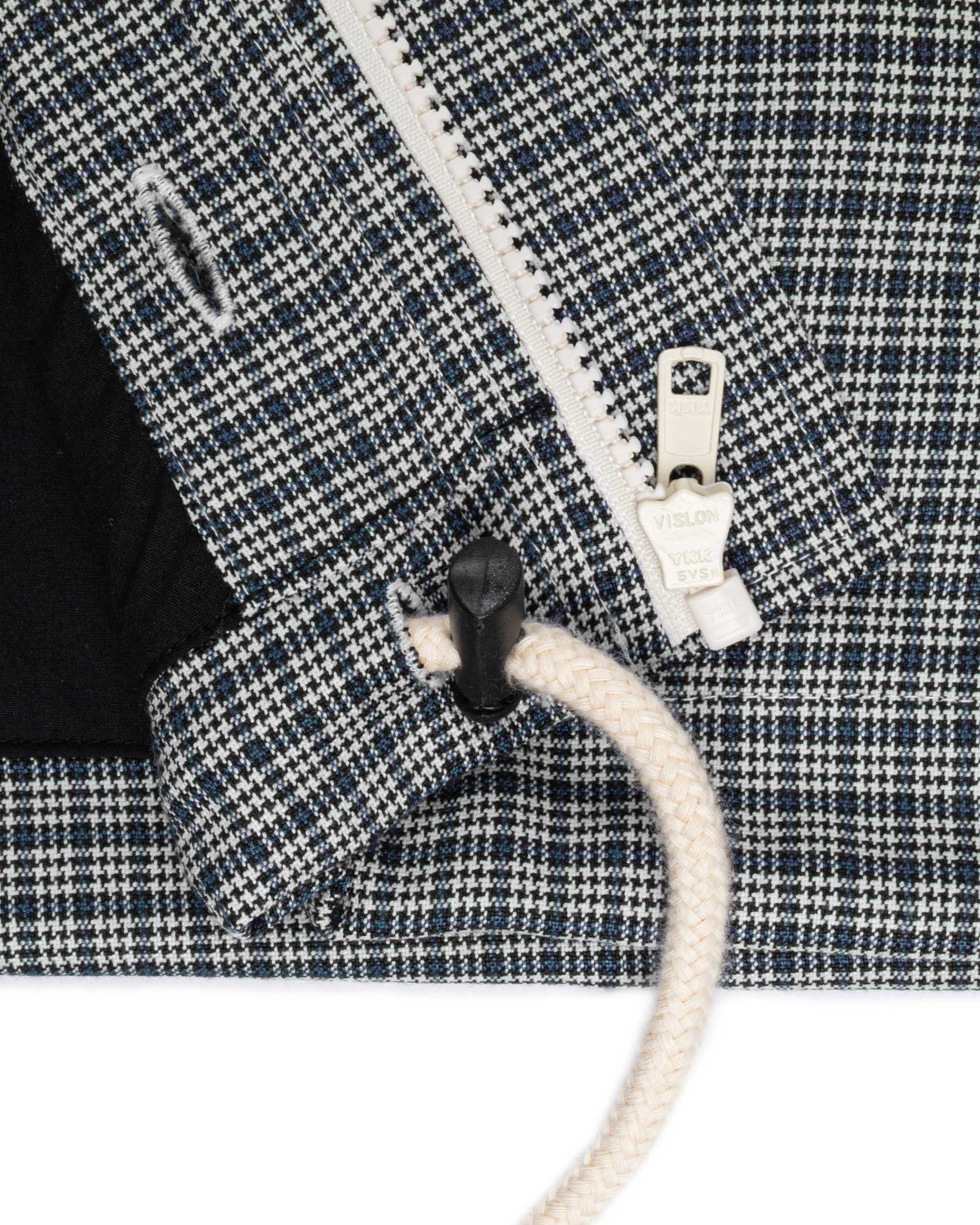 Plaid Zipper Hoodie