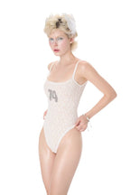 74 Lace Jumpsuit White
