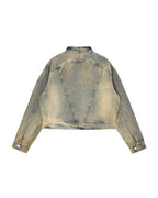 RVB Shinka Core Denim Jacket Boxy Jacket Beige Vietnamese Streetwear