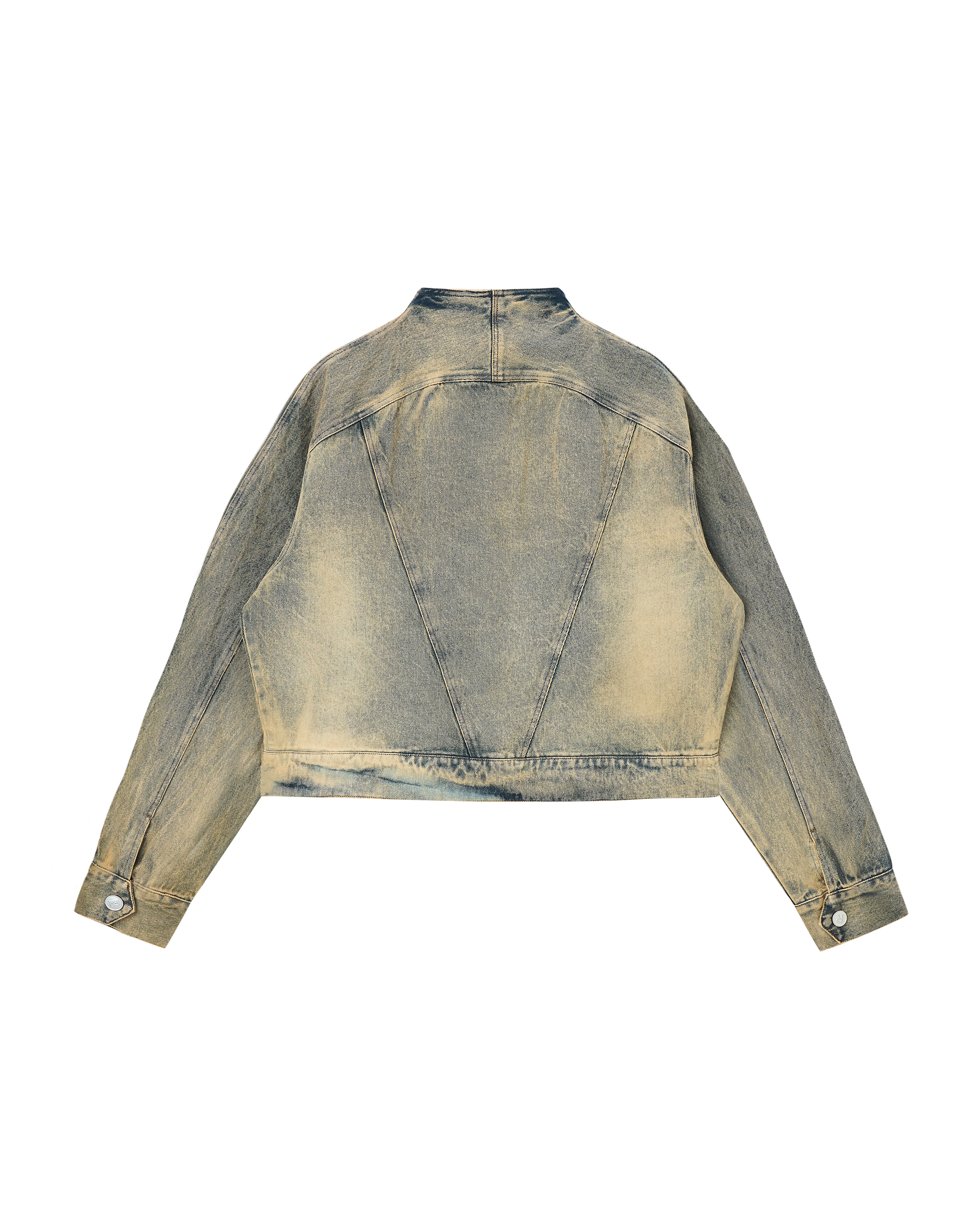 Shinka Core Denim Jacket Boxy Beige