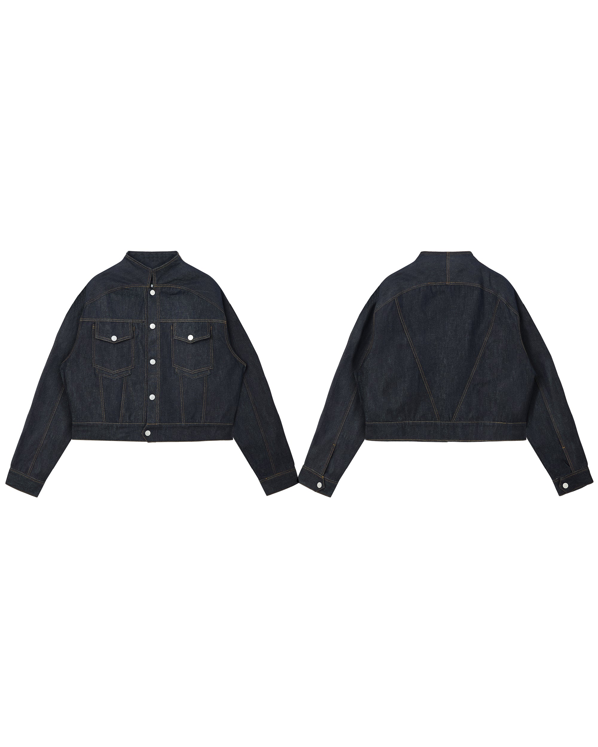 Shinka Core Denim Jacket Boxy Blue