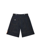 RVB Shinka Core Denim Jort Wide Leg Shorts Blue Vietnamese Streetwear