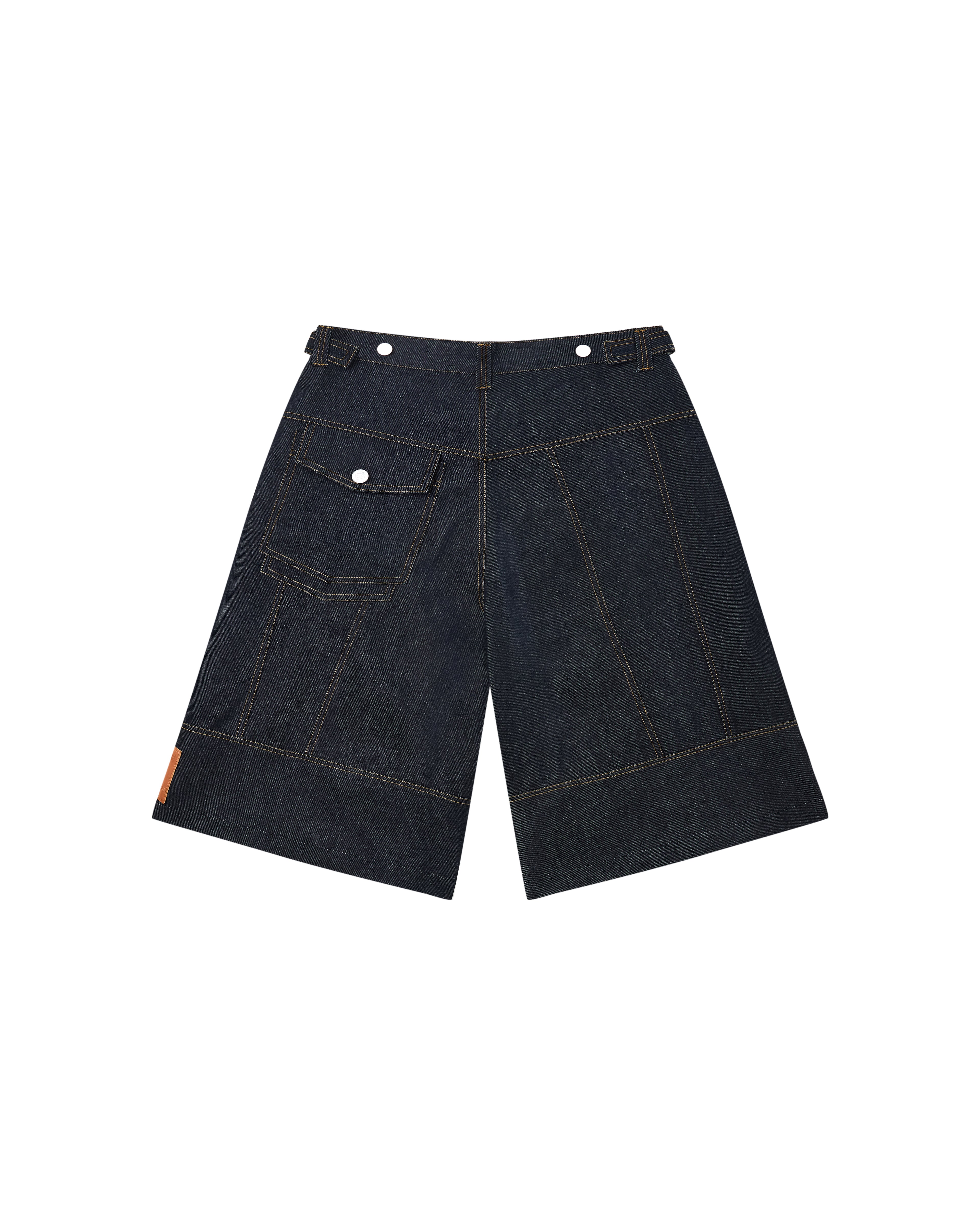 Shinka Core Denim Jorts Wide Leg Blue