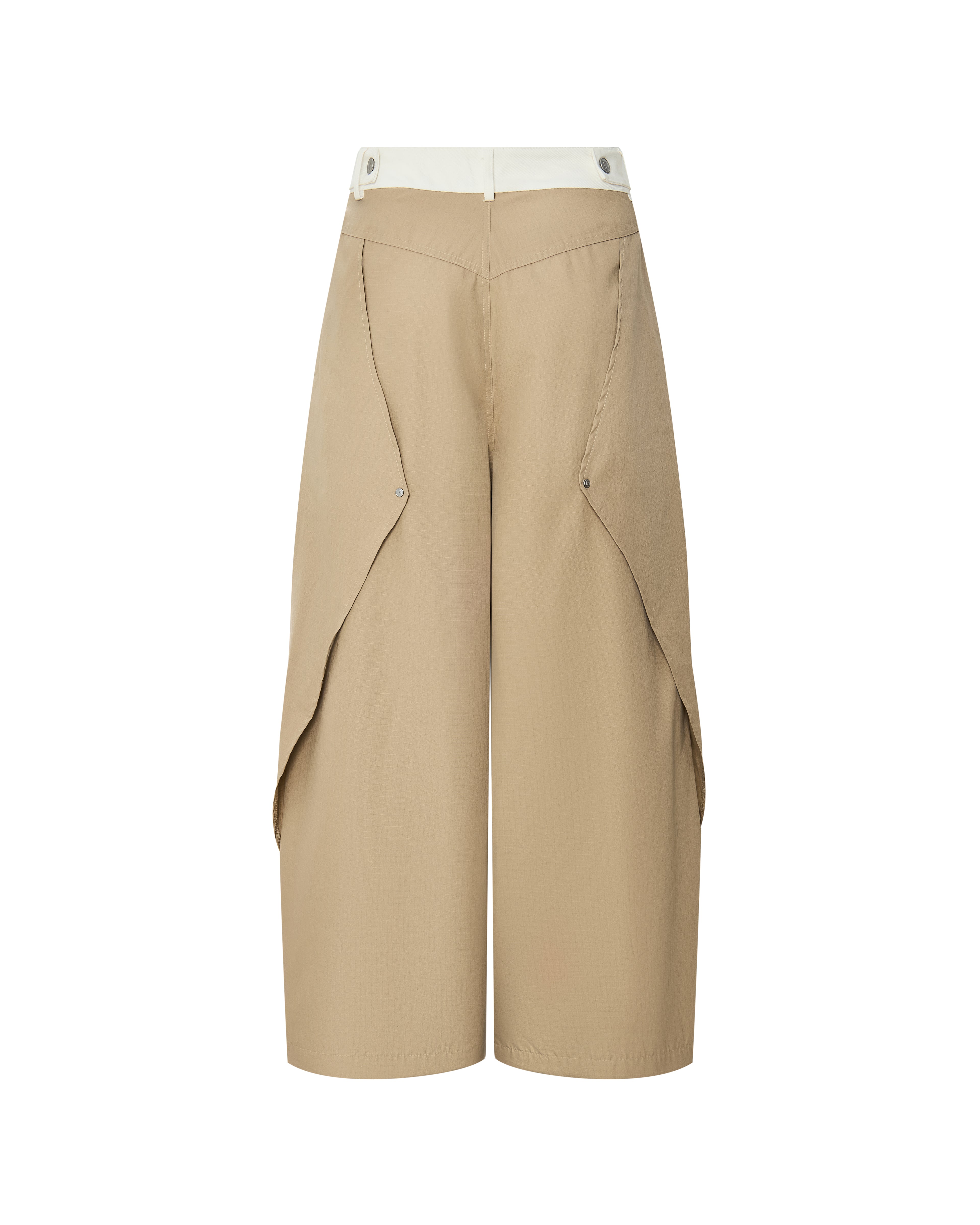 Shinka Drift Oversized Pants Beige