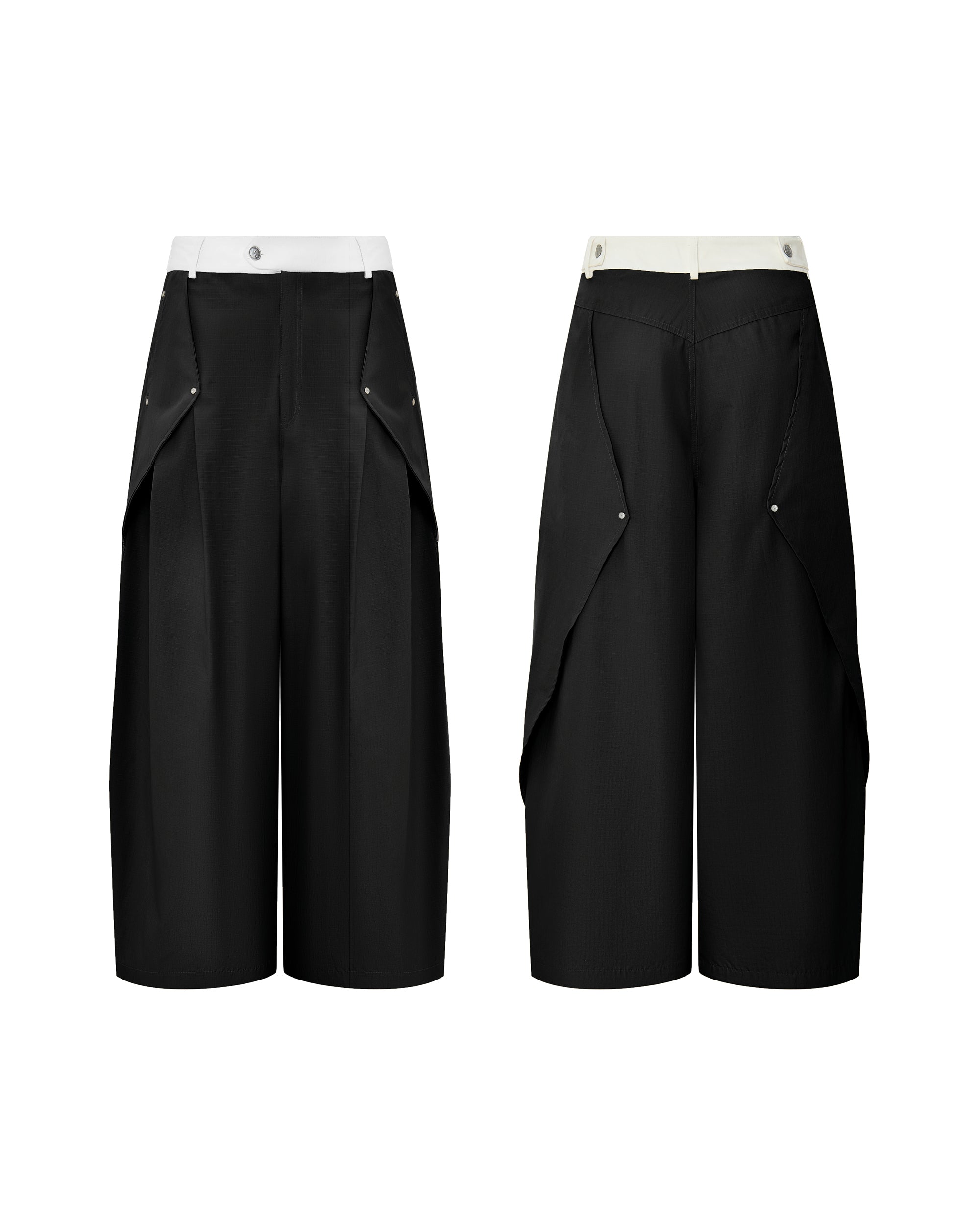 Shinka Drift Oversized Pants Black