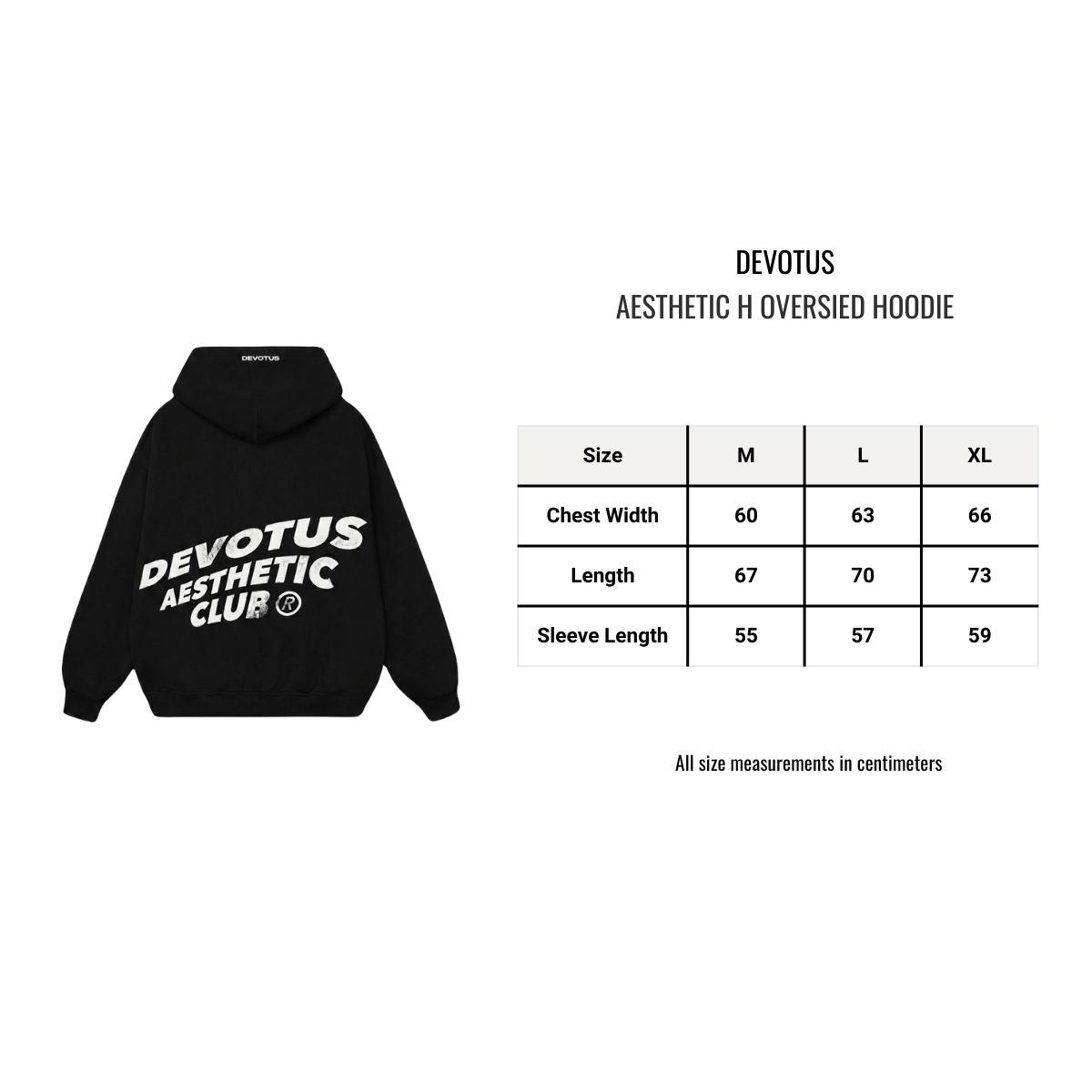 Aesthetic H Oversized Hoodie