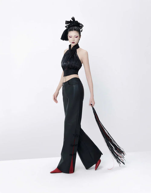 LINISS Black Jade Pants Vietnamese Womenswear