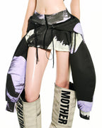 Bong 2 In 1 Mini Skirt Hoodie Vietnamese Experimental Womenswear