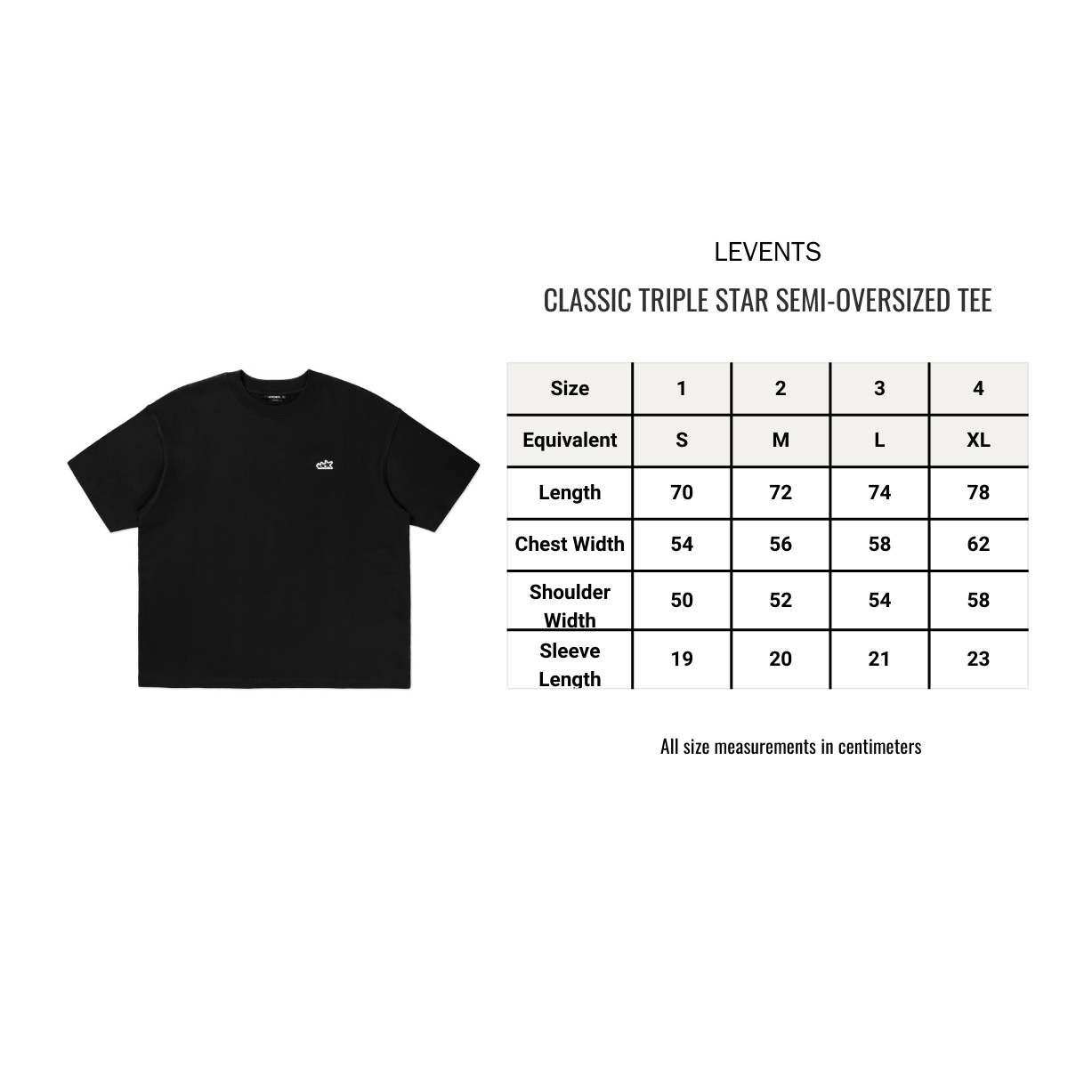 Classic Triple Star T-Shirt