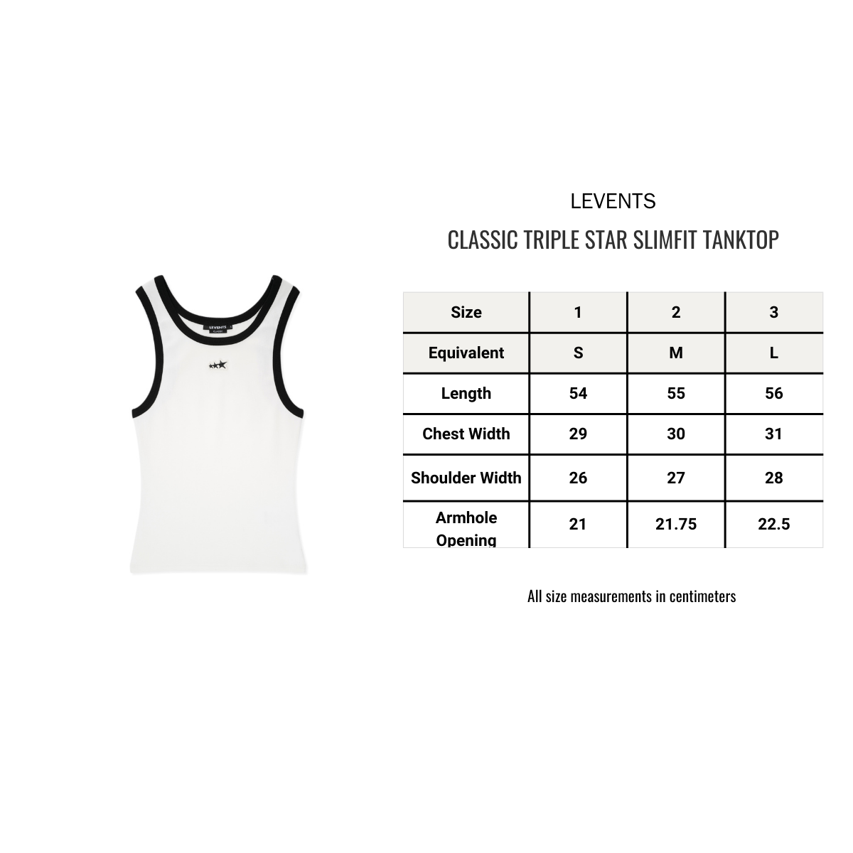 Classic Triple Star Tanktop