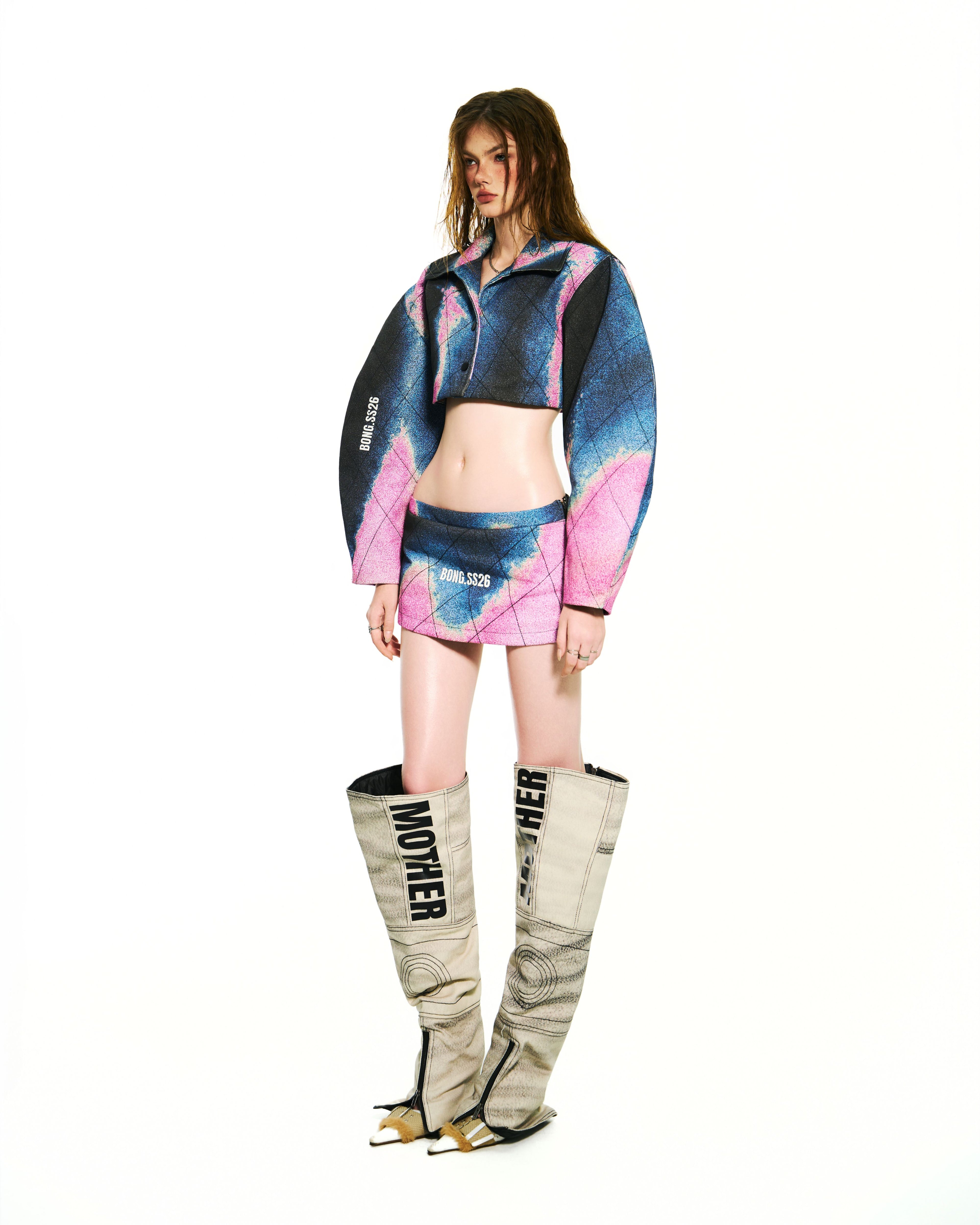 Bong Gradient Crop Jacket