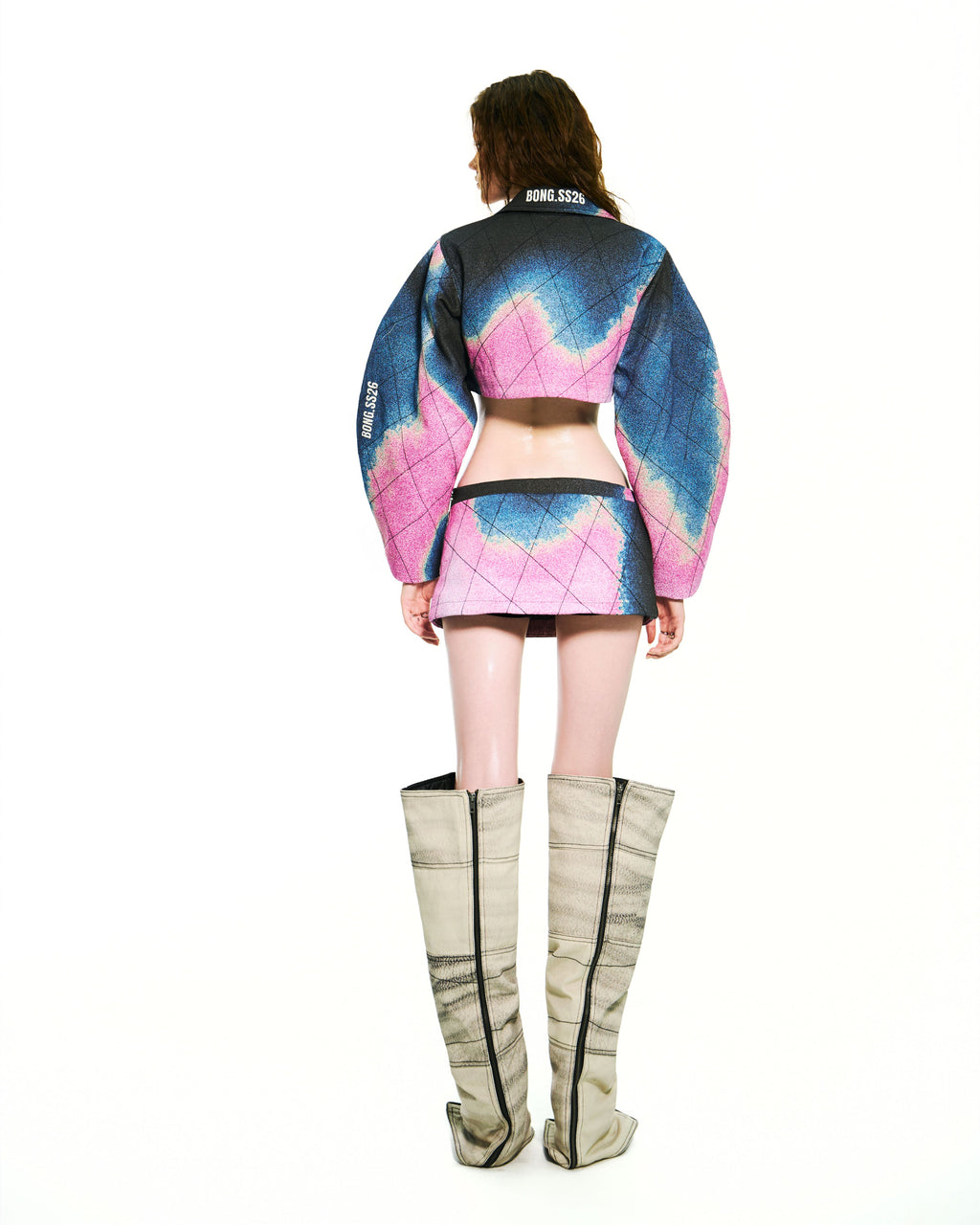 Bong Gradient Crop Jacket