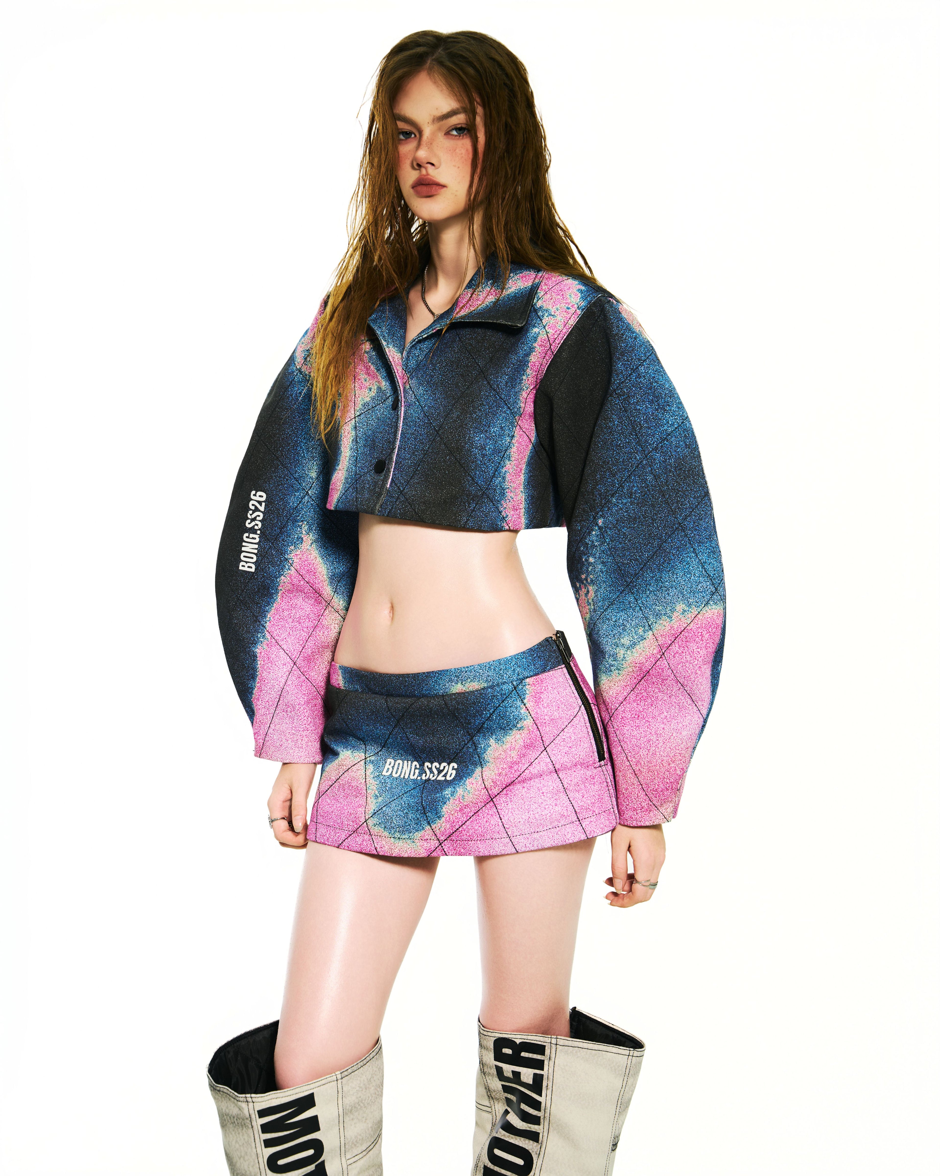 Bong Gradient Crop Jacket
