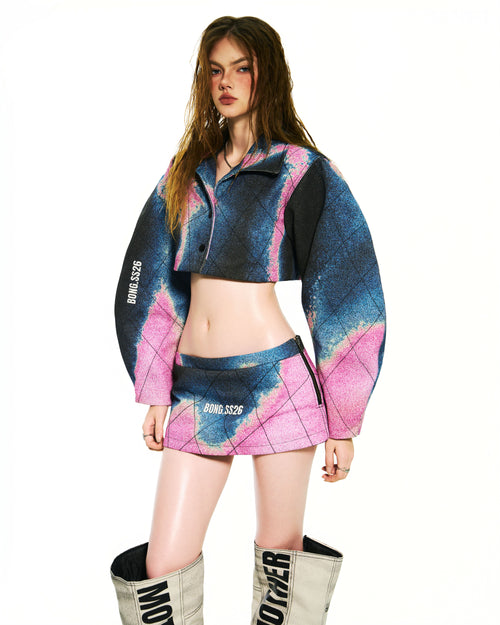 Bong Gradient Crop Jacket