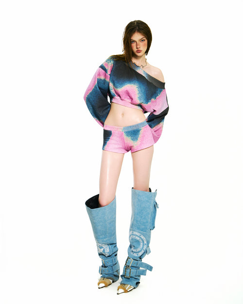 Bong Printed Micro Shorts