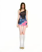 Bong One Shoulder Mini Dress