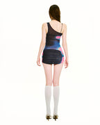 Bong One Shoulder Mini Dress