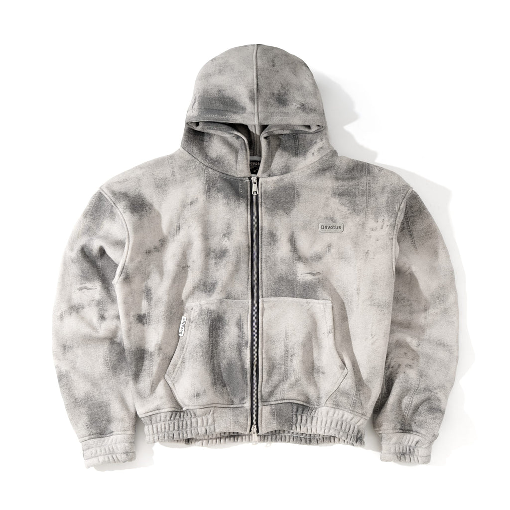 DEVOTUS Smolder Zip Boxy Hoodie Vietnamese Streetwear