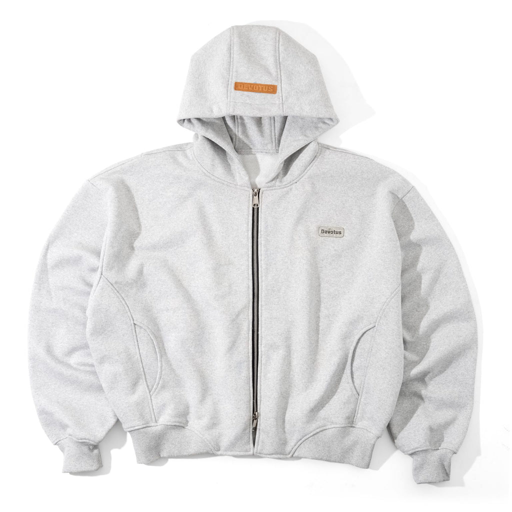 DEVOTUS Static Zip Oversized Hoodie Vietnamese Streetwear