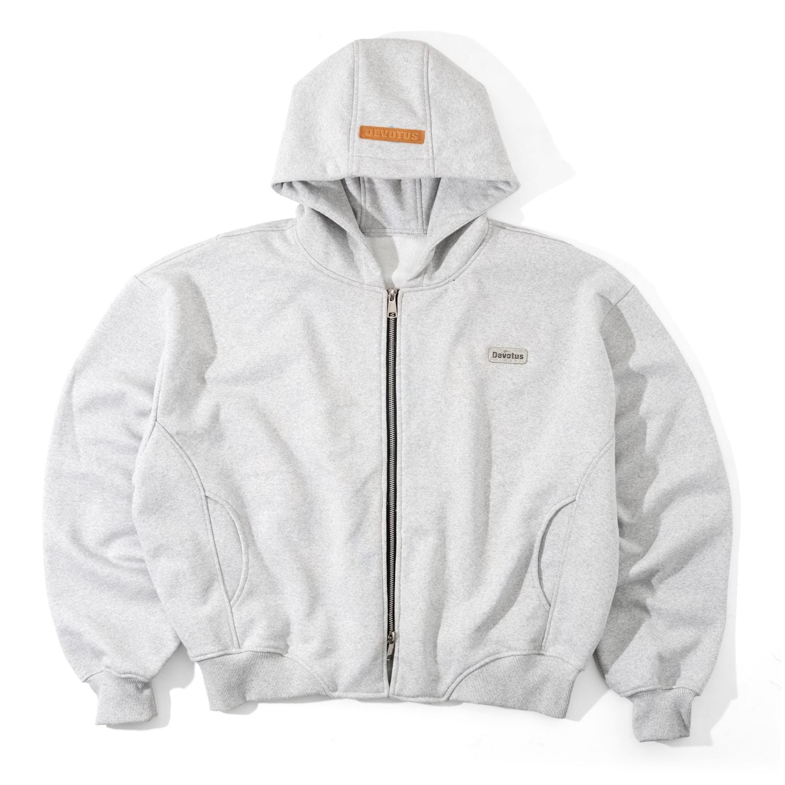 DEVOTUS Static Zip Oversized Hoodie Vietnamese Streetwear