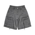DEVOTUS Strap Cargo Wide Leg Shorts Vietnamese Streetwear