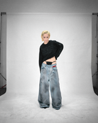 DEVOTUS Blackout Baggy Jeans Vietnamese Streetwear