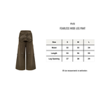 OLIEBAE Fearless Wideleg Baggy Pants Vietnamese Streetwear
