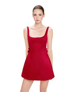 LSOUL Fem Dress Red Vietnamese Womenswear