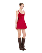 LSOUL Fem Dress Red Vietnamese Womenswear