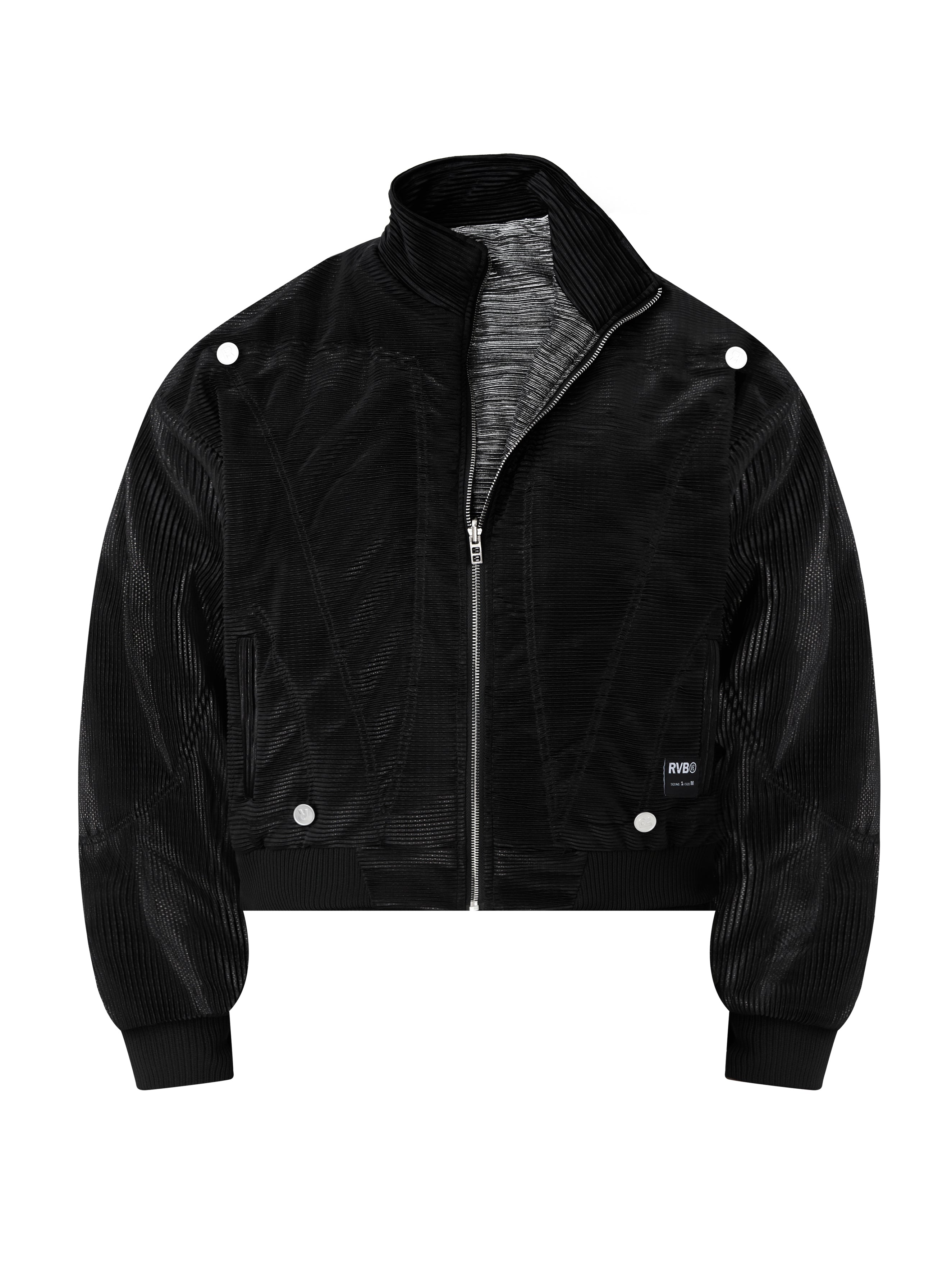 Shinka Shift Reversible Bomber Jacket Silver