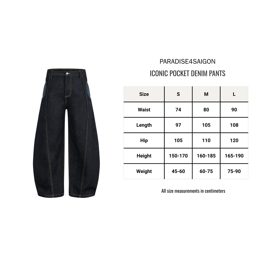 Iconic Pocket Denim Pants