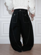 Rounded Khaki Pants