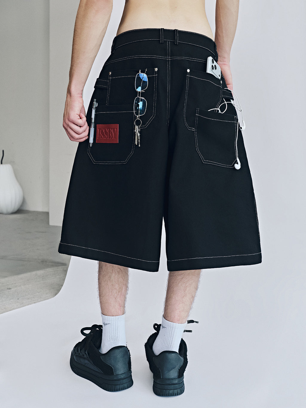 Rounded Utility Shorts
