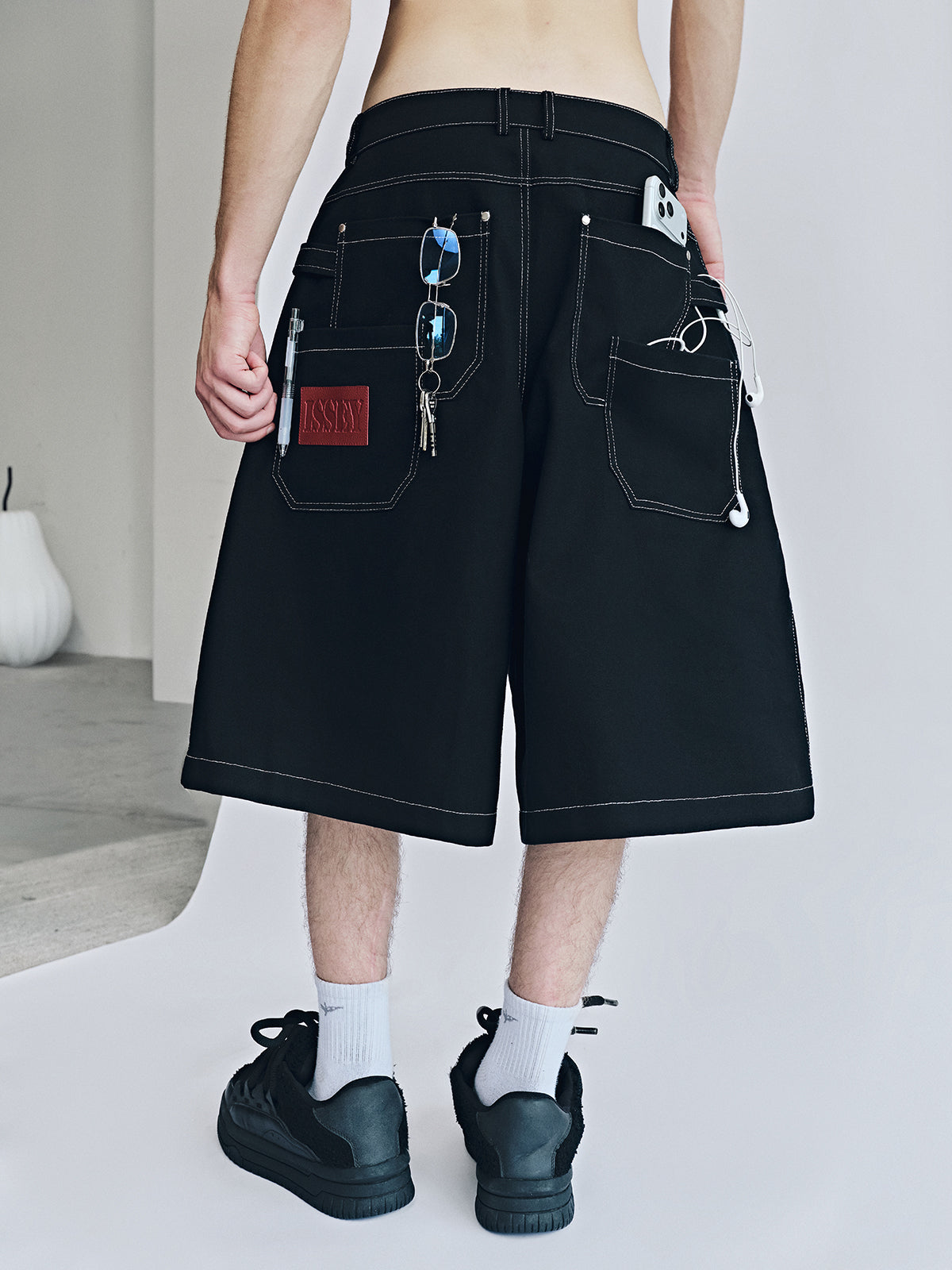 Rounded Utility Shorts