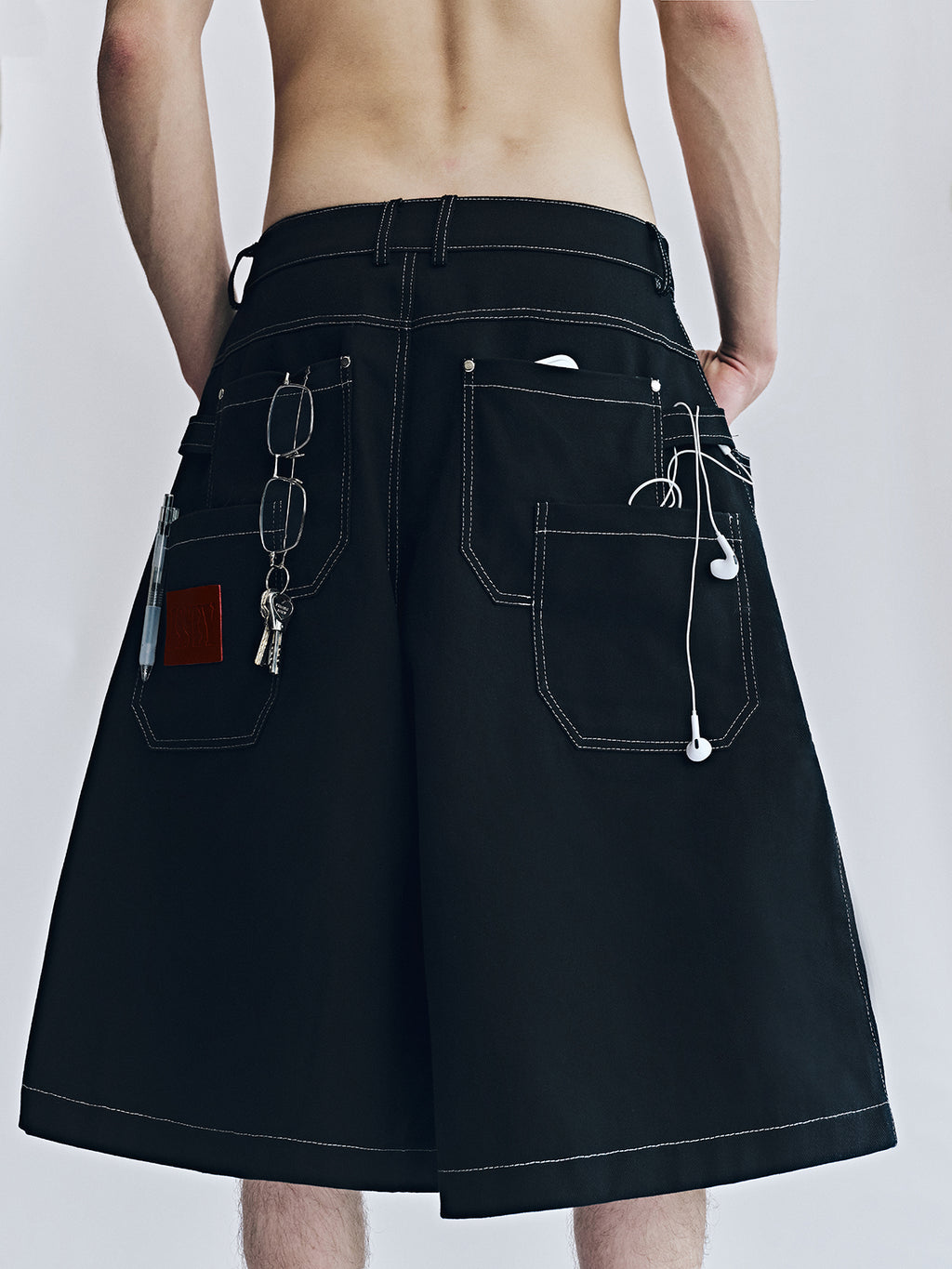 Rounded Utility Shorts