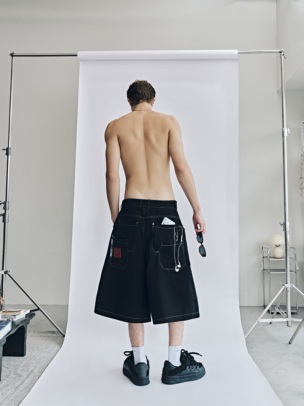 Rounded Utility Shorts