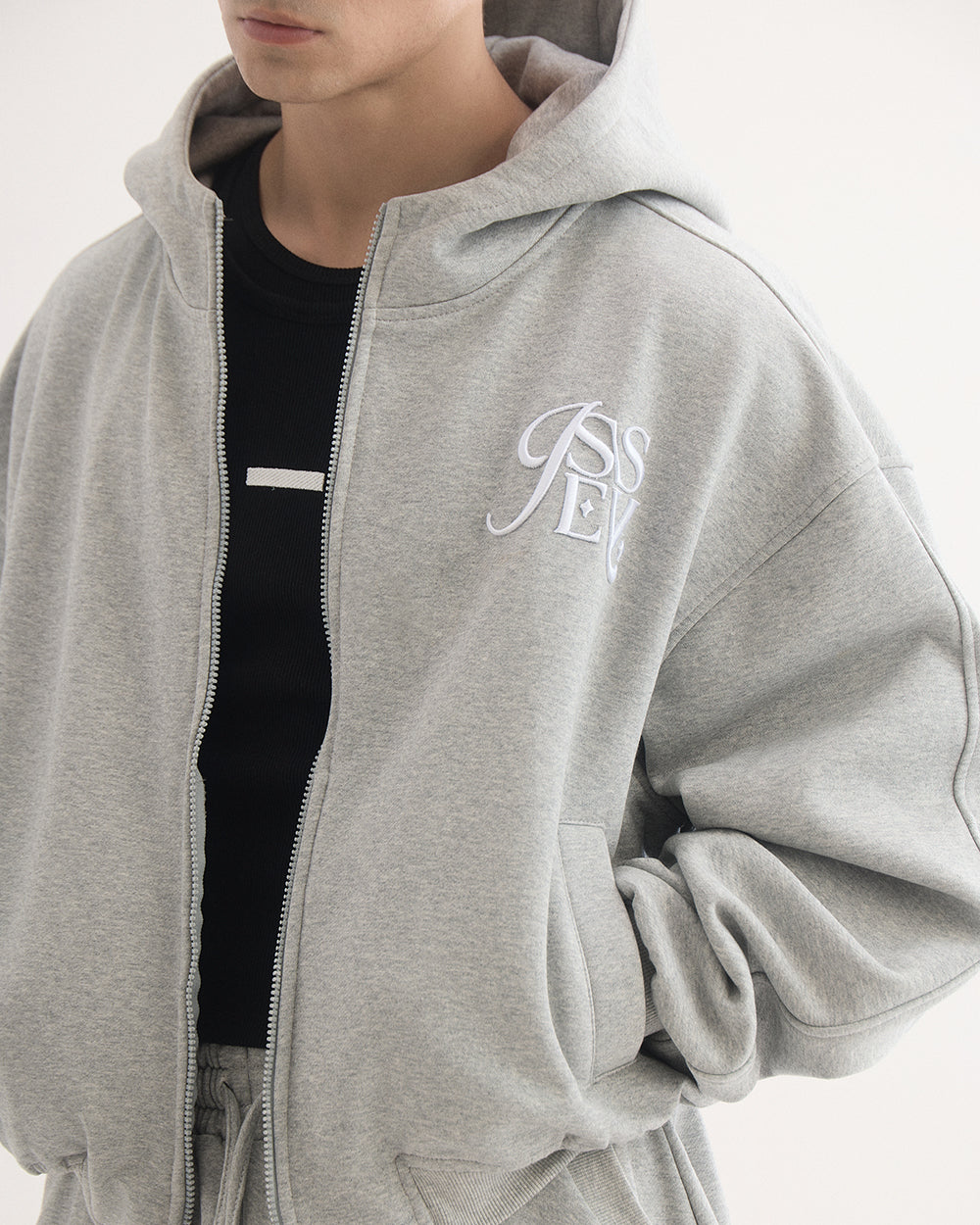 Logo Zip Hoodie