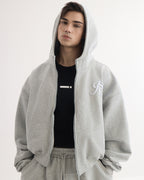 Logo Zip Hoodie