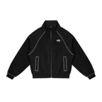 LEVENTS Classic Dashed Line Nylon Jacket Black Vietnamese Streetwear