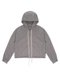 LEVENTS Plaid Zipper Hoodie Vietnamese Streetwear