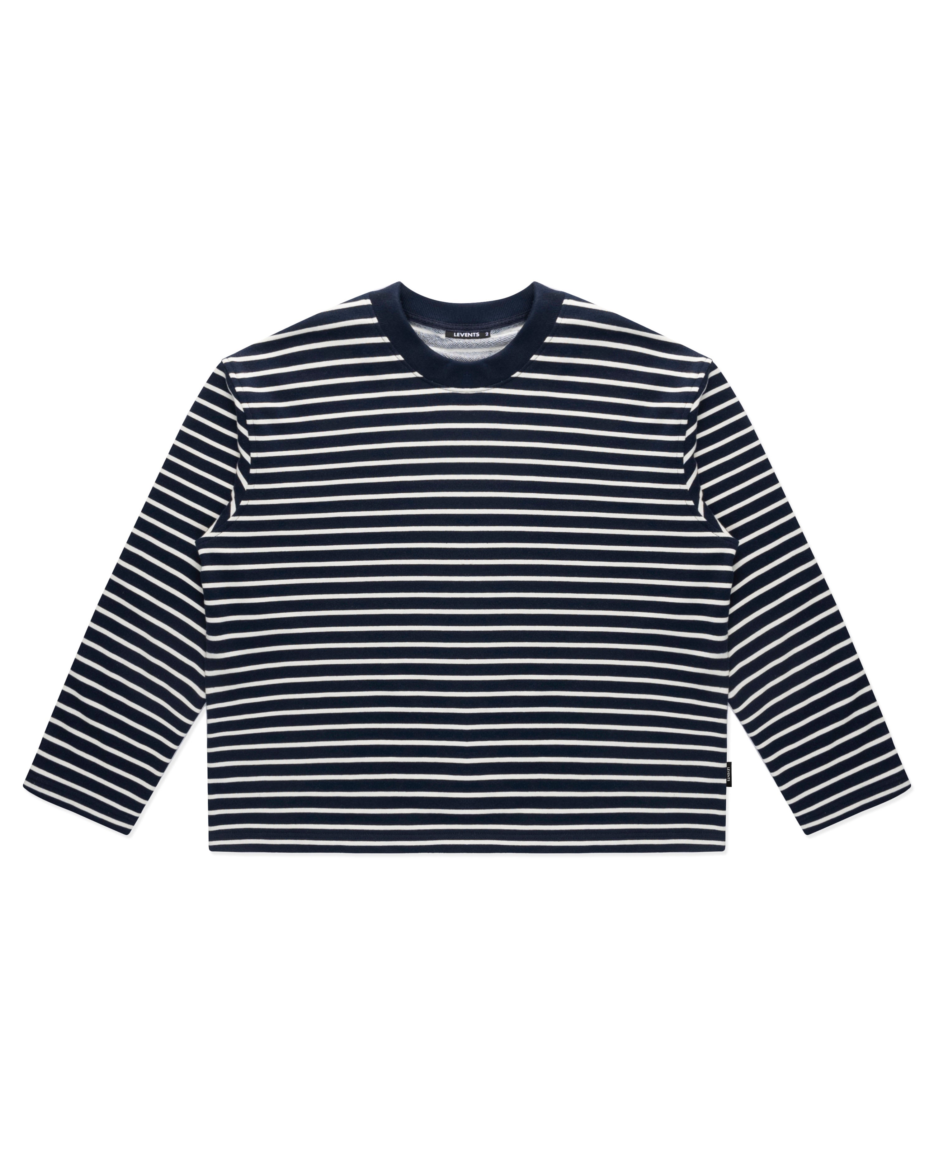 LEVENTS Seasonal Stripe Long Sleeve Vietnamese Streetwear