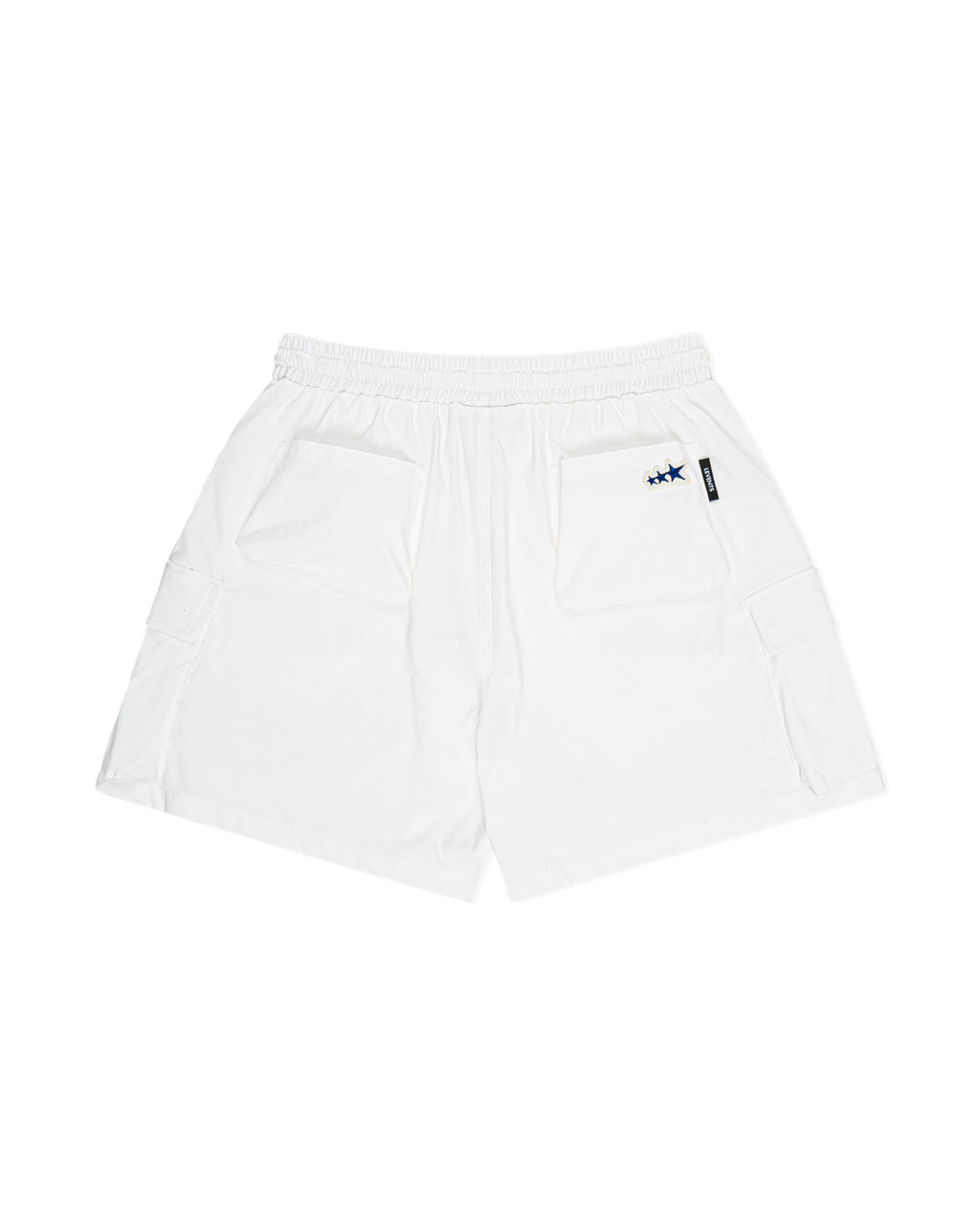 LEVENTS Sporty Nylon Cargo Shorts White Vietnamese Streetwear