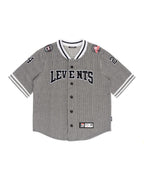 LEVENTS Striped Baseball Jersey Vietnamese Streetwear